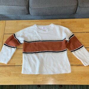 Chloe + Cyrus Sweater Girls Striped XXL Stitchfix
